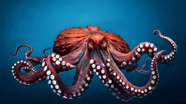 Foto octopus vulgaris dieren in het wild