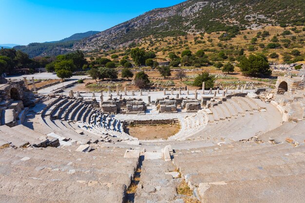 Odeon klein oud theater in de stad Ephesus in Turkije
