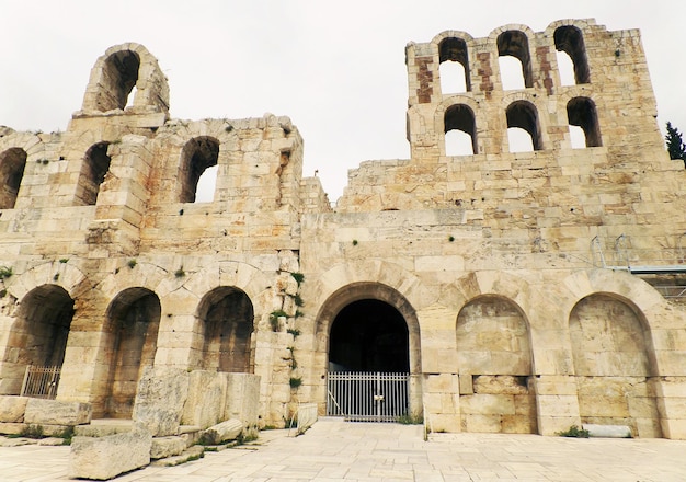 Odeon van Herodes Atticus Theater Acropolis van Athene Griekenland