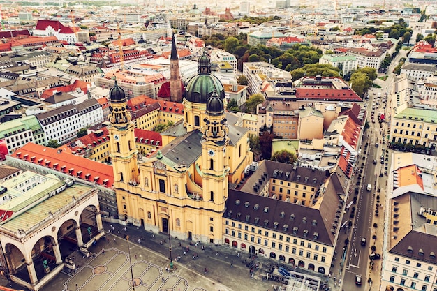 Photo odeonplatz in munich