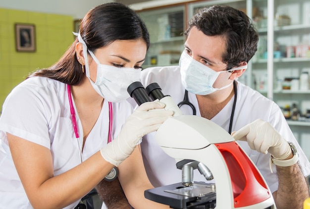 Oefenen in een lab