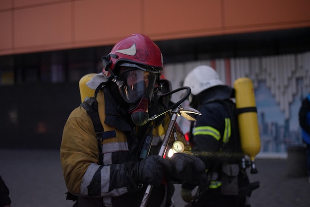 Oekraïense brandweerlieden