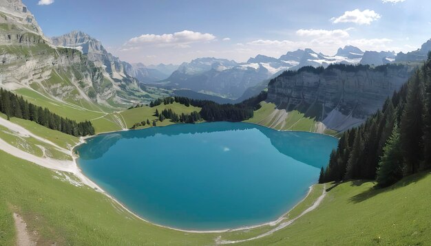 Photo oeschinen lake