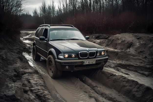Фото Внедорожная автомобильная грязь