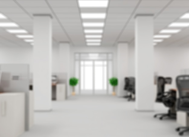 Photo office background - blurred and defocused - ideal for business presentation background.