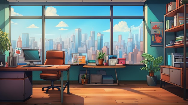 Office Background Image EmblemFree Ultra Cartoon