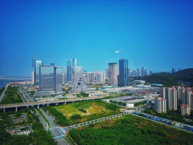 Office building exterior in lianping