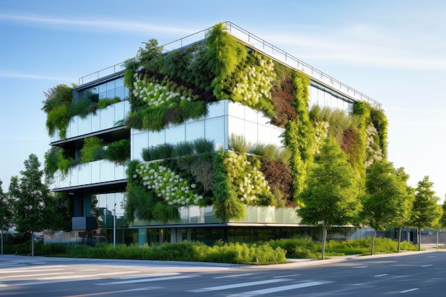 Office building with green environment