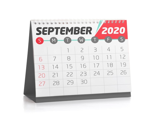 Office Calendar September 2020