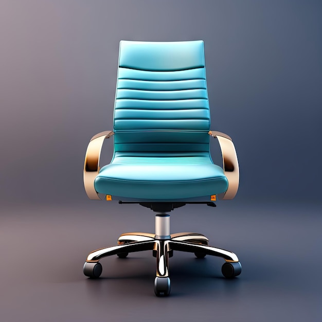 Office chair isolated on white background