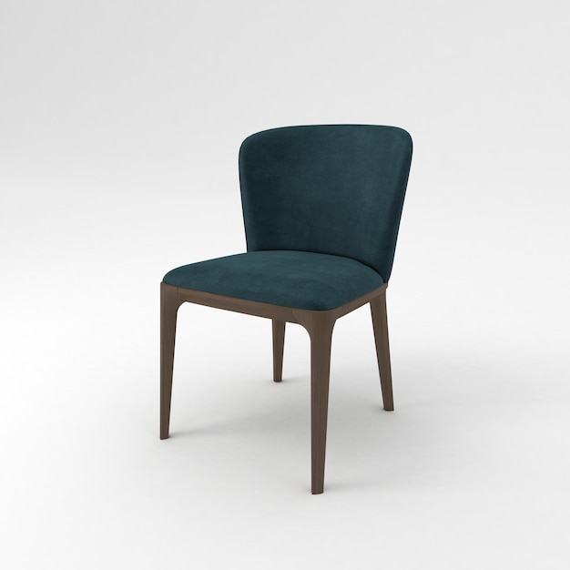 office chair side view, modern designer furniture, chair isolated on white background