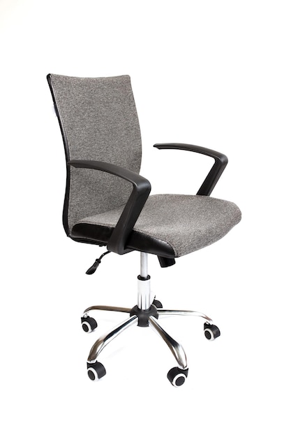 Office chair on white background Business education presentation Director's chair Business and Finance