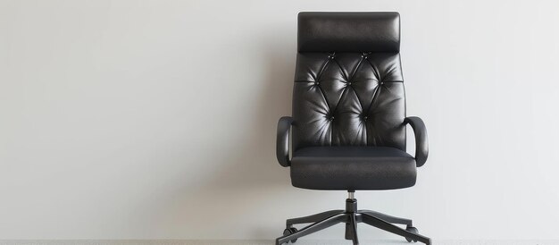 Photo of an office chair on a white background