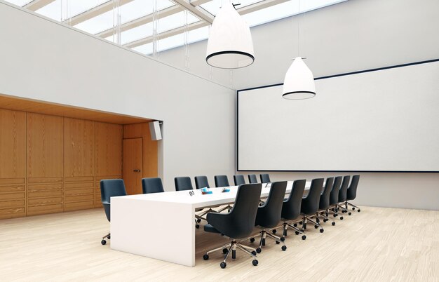 Office conference room interior