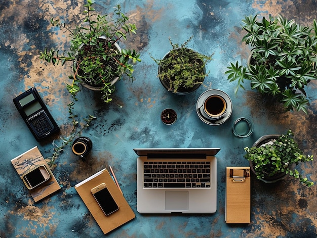 an office desk