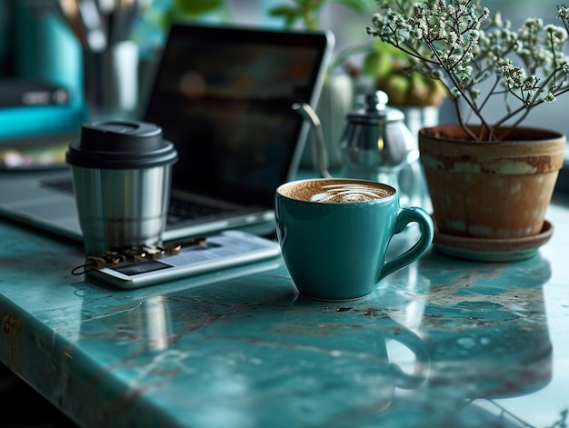 an office desk