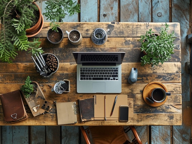 an office desk