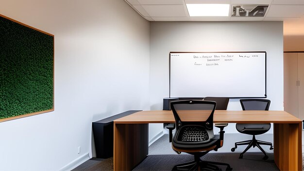 Office interior for mockup design