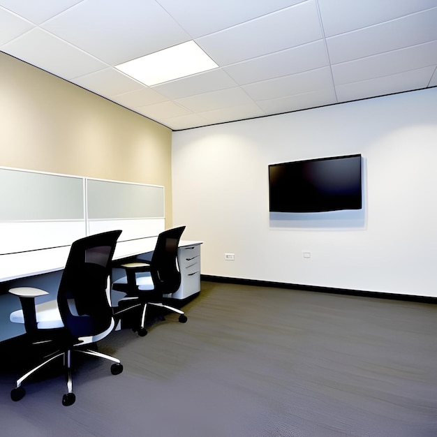 Photo office interior for mockup design