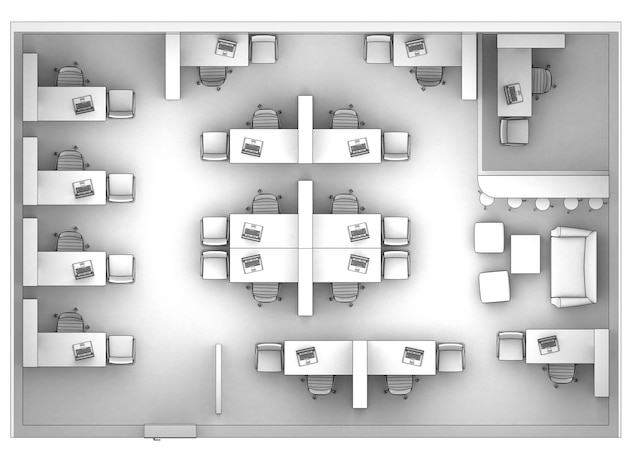 Free Work Office Floor Plan Template