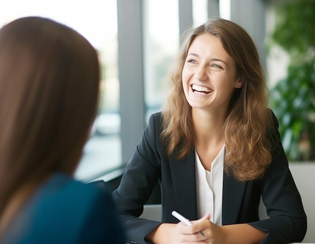 Office Interview Session Female Managerial Role