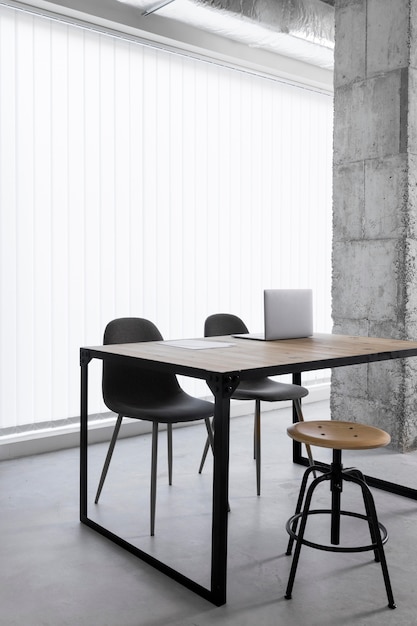 office table with chairs