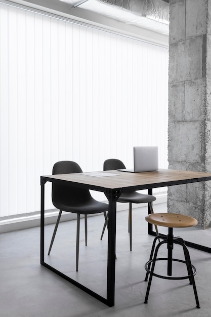 Photo office table with chairs