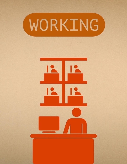 Office worksplace icon