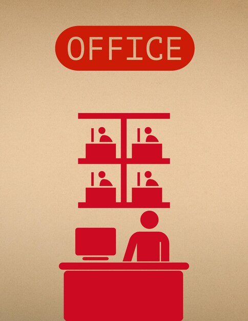 Office worksplace icon