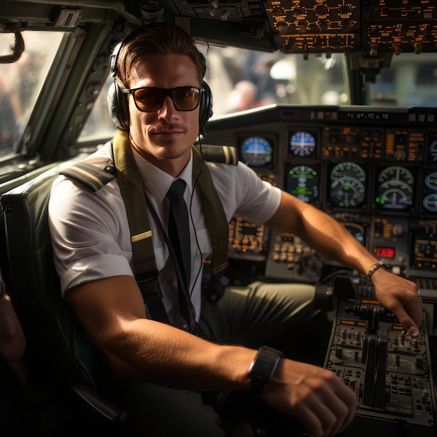 Officer's Enjoy Aircraft Cabin Drive