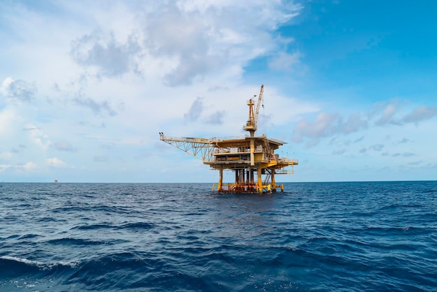 Offshore golf zee industrie boorinstallatie boor olie en gas productie aardolie