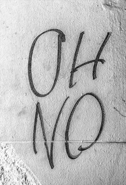 Foto oh nee - graffiti