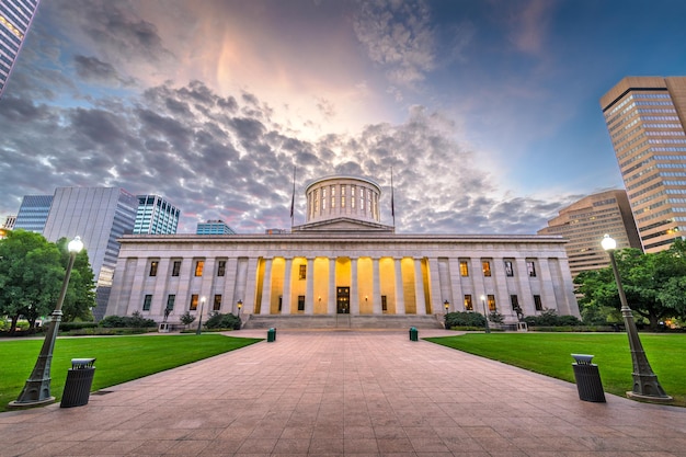 Ohio State House at Dawn