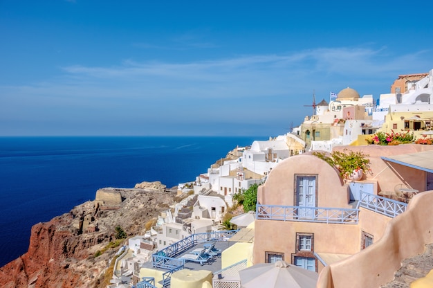 Oia dorp, eiland Santorini, Griekenland