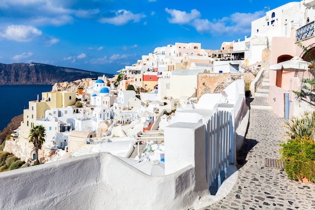 Foto oia dorp, santotini eiland, griekenland