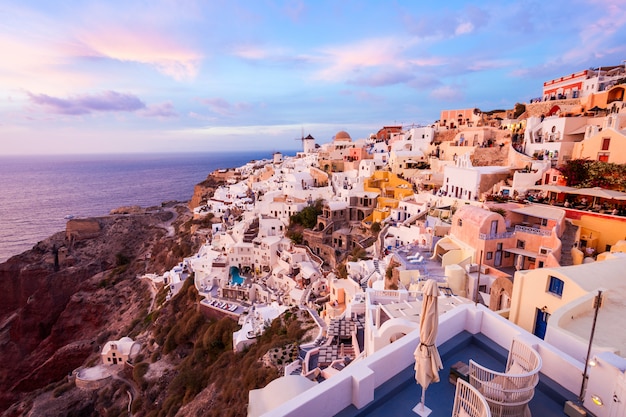 Oia stad in santorini