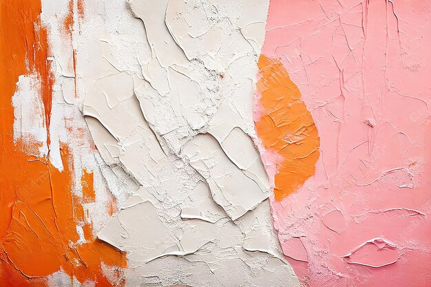 Масляная и акриловая текстурированная стена Абстрактный пастельный цвет штрих текстуры фона ИИ сгенерирован