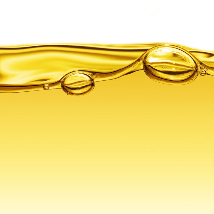 Photo oil background with air bubbles