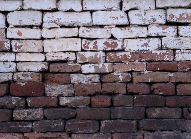 Oil brick brown wall background