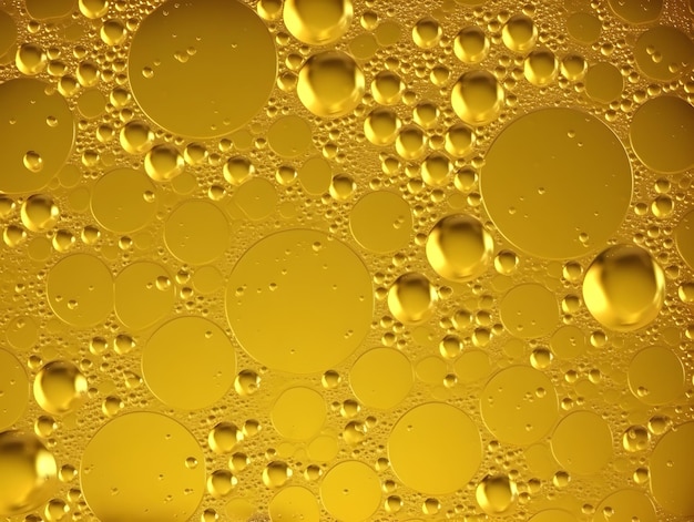 Oil bubbles background Concept of saturated fat
