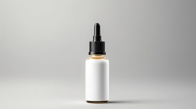 Photo oil dropper bottle mockup