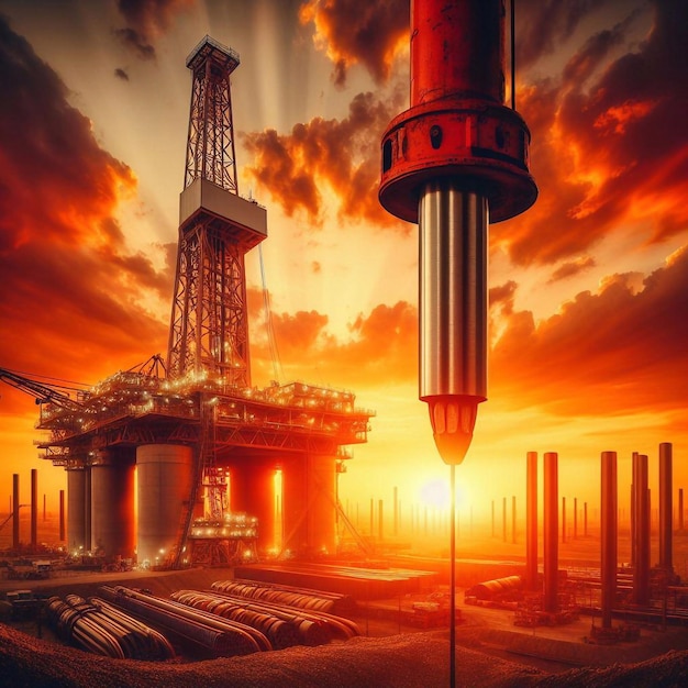 A oil and gas industry