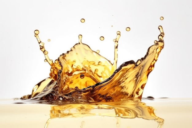 Oil Liquid Splashing