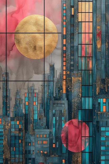 오일 페인트 그림 추상적인 컬러 배경 인상주의 스타일의 추상화 현대 초현실주의 그림 벽 장식용 포스터로 좋다 초현실 디자인 생성 AI