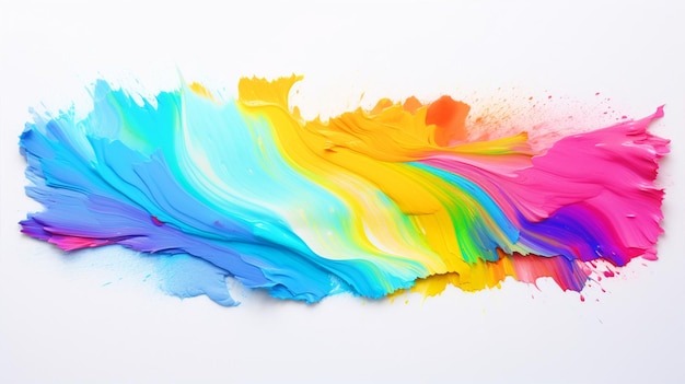 색 고립 된 배경 에 있는 오일 페인트 스프레이