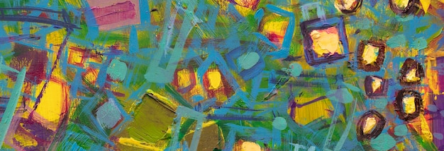 oil painting abstract Closeup of the painting Colorful abstract painting background