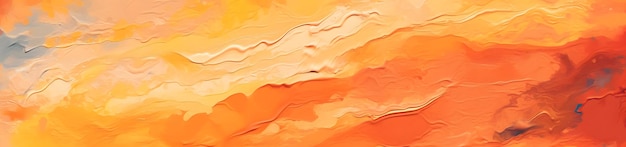 Oil painting art abstract Orange beige and yellow wallpaper background