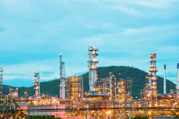 Oil refinery factory at Laemchabang Thailand