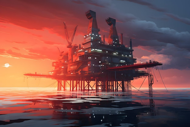 Oil rig