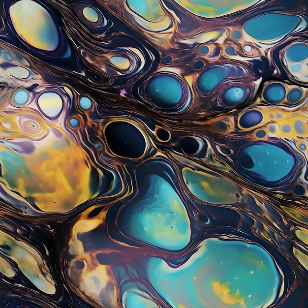 Oil slick texture